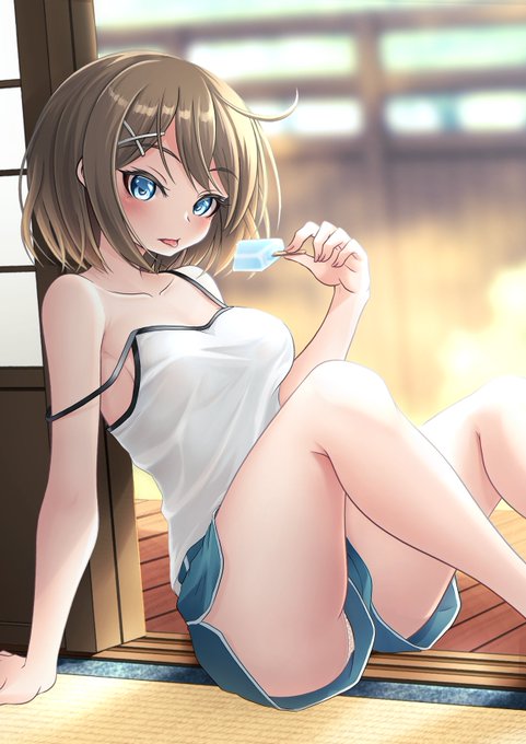 部屋着摩耶様
#艦これ
季節感無視(*'ω'*) 