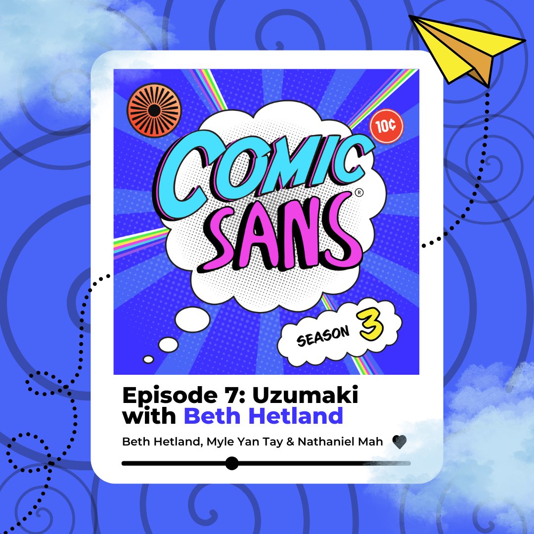 Comic Sans Podcast is on Bsky @comicsanspod.com! tweet media