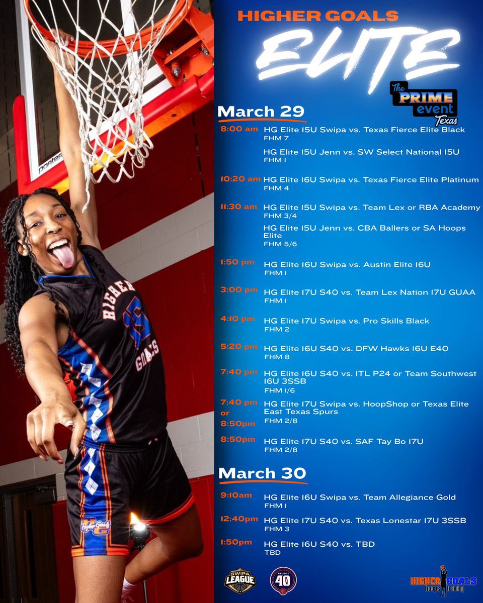 SUPER STOKED to tip off the season at the hottest event in the City. 

Preparation meets opportunity! Can’t wait to see our squads compete. 

Leave it all on the floor and get 1% better. 

DEFINITELY #HGProud💙🧡
