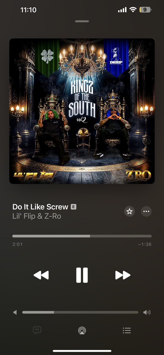 BigSal830's tweet photo. Jamming out to kingz of the south vol2 @LilFlip713 @ZROMOCITYDON https://t.co/j8fjpaVaZC