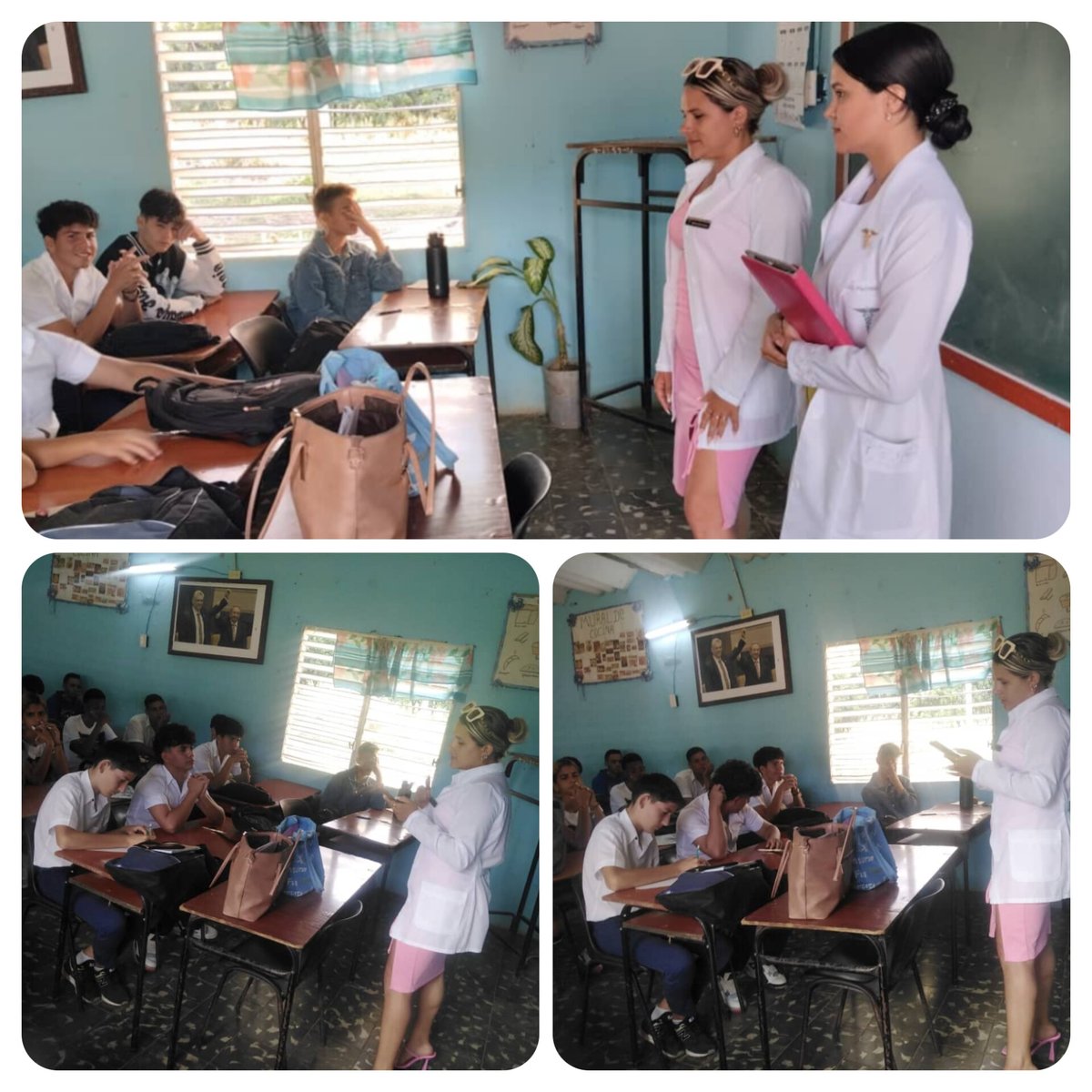 Charla sobre drogadicción escuela Frank País. #CubaPorLaVida
#CubaPorLaSalud