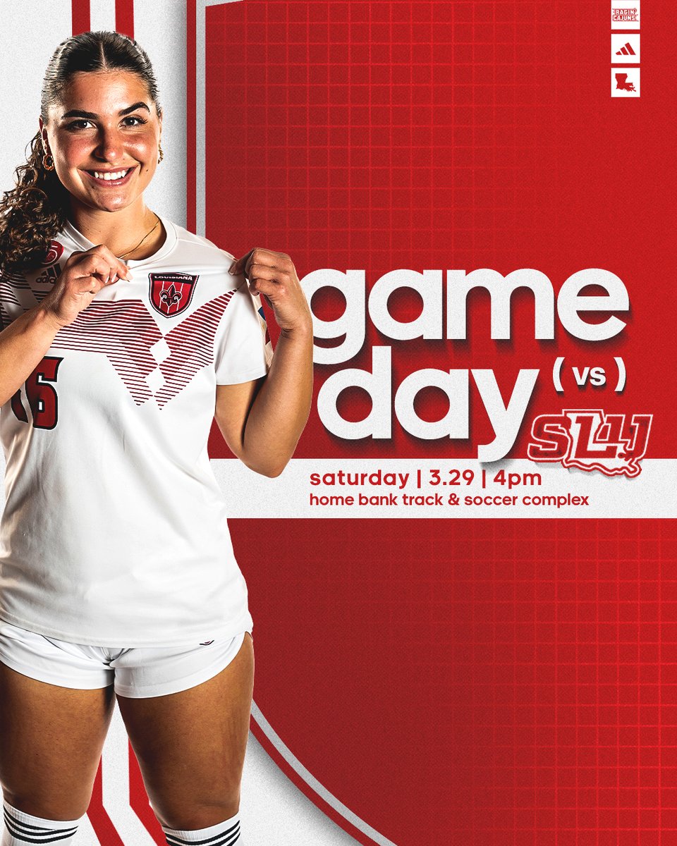Some soccer on a spring Saturday

🆚 Southeastern
📅 3.29
⏰ 4 PM
📌 Home Bank Soccer &amp; Track Complex

#GeauxCajuns