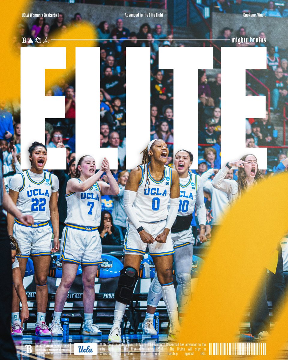 Gonna need an 8️⃣ clap, Bruins 🐻🙌

#GoBruins