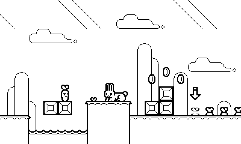 2DHeroes's tweet image. I've been really wanting to make a 1 bit game ever since receiving a #PlayDate for Christmas and the current #MiniJam seems like the perfect excuse to try.

So tell me, would anyone play this?