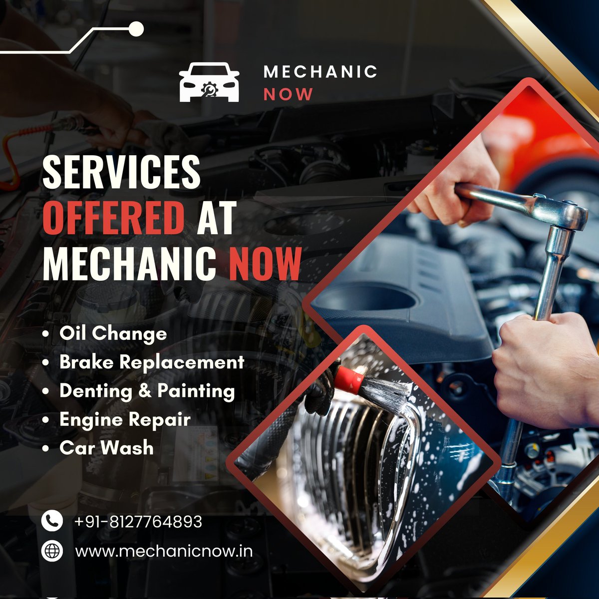 mechanic_now's tweet image. From routine maintenance to major repairs, we’ve got you covered! 

Get expert service at Mechanic Now. Book your appointment today! 

#MechanicNow #AutoCareExperts #AutoSolutions