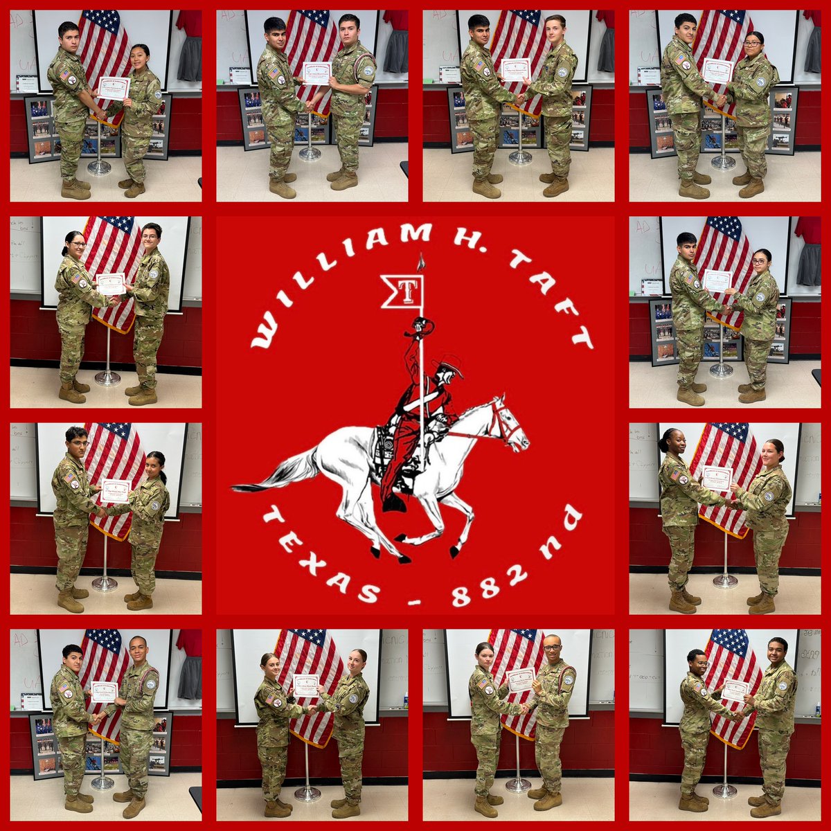 Taft TX-882 AFJROTC (@taftjrotc) on Twitter photo MONTHLY AWARDS. A culture of recognition fosters a positive and supportive organization, where cadets feel valued and respected. <a href="/AHernandez_VP/">Aurelio Hernandez</a> <a href="/NISDTaft/">Taft HS</a> <a href="/NISDComArts/">CommunicationsArtsHS</a> MONTHLY AWARDS. A culture of recognition fosters a positive and supportive organization, where cadets feel valued and respected. <a href="/AHernandez_VP/">Aurelio Hernandez</a> <a href="/NISDTaft/">Taft HS</a> <a href="/NISDComArts/">CommunicationsArtsHS</a>