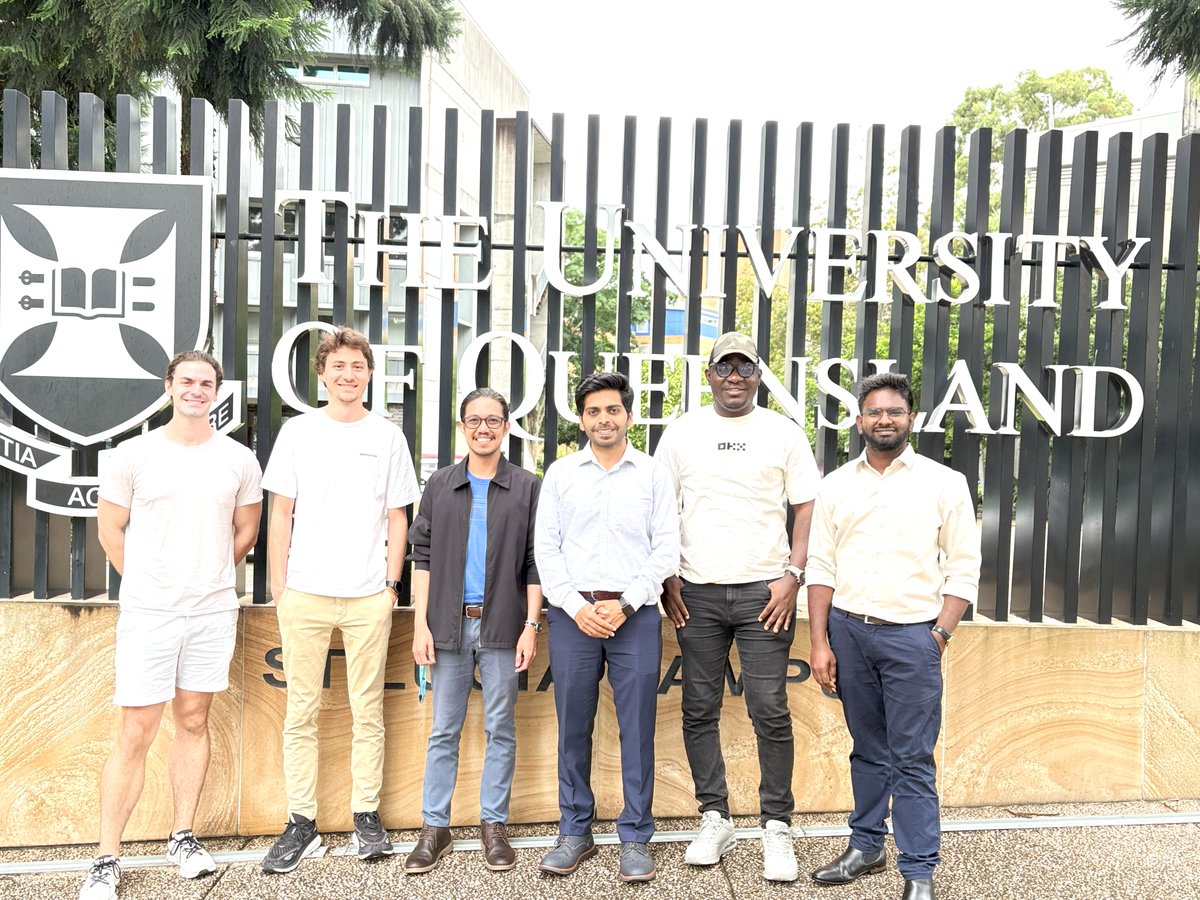 RutwikBarmukh's tweet image. Had an amazing time at @QAAFI learning AI-guided breeding strategies for crop improvement! 🌾🧬
 
Excited to apply these innovative methods in @theGRDC-funded #Pulses projects @MU_CCFI_Biotech.

Big thanks to Profs. @rajvarshney, @DrHikov, &amp;amp; Eric Dinglasan for this opportunity!