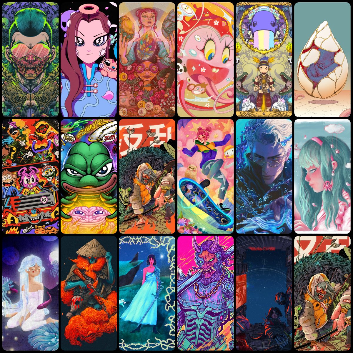 GM!

A month ago <a href="/Degen_Alfie/">ɅLFIE</a> ask me to pick few name to drop their work as SNGLR early artists.

Then i pick few of web3 great talents i know since 2021 (and more to come).

So here it is few of those great artists that already drop their genesis on <a href="/SNGLR_io/">Singular</a>
⬇️⬇️⬇️