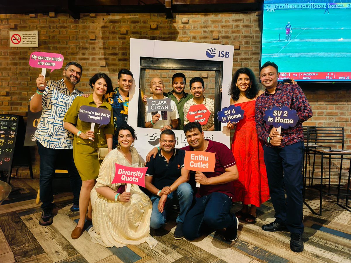 ISBAA Alumni Mixer 2025 – Bangalore: An Evening of Reunions &amp; New Beginnings! 🌟

What a fantastic night! From rekindling old friendships to forging new connections

#ISBAA #ISBAlumni #ISBNetworking #AlumniConnect #StrongerTogether #ISBAAEvents #AlumniMeet #ISBAlumniAssociation