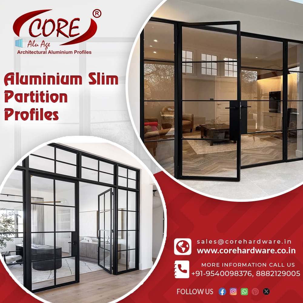 corealuage's tweet image. Upgrade your workspace with Core’s sleek Aluminium Slim Partition Profiles — stylish, functional, and perfect for modern, flexible office designs. Elevate your interiors with Core Architectural Hardware today!

#AluminiumPartition #SlimFrame #PartitionDesign #CoreHardware