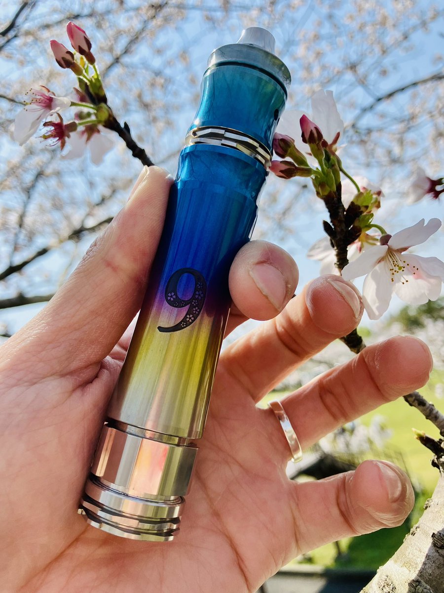Rioto_vape10ve's tweet photo. 「浪漫桜」
#vape好きな人と繋がりたい
#283mod
#9one https://t.co/pVJRybc1l3