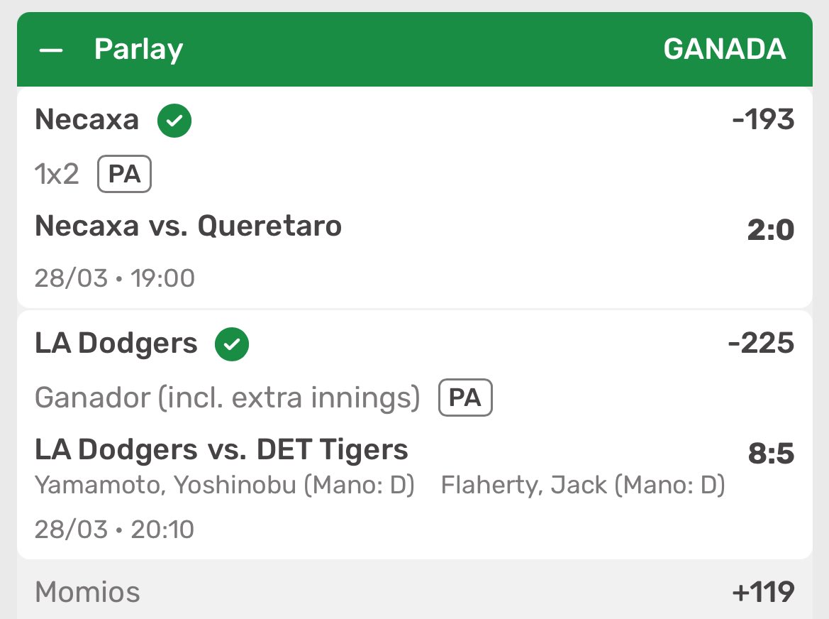 Sufrida y emocionante la de dodgers pero ganadas mas 2 @ProfesorXavierD