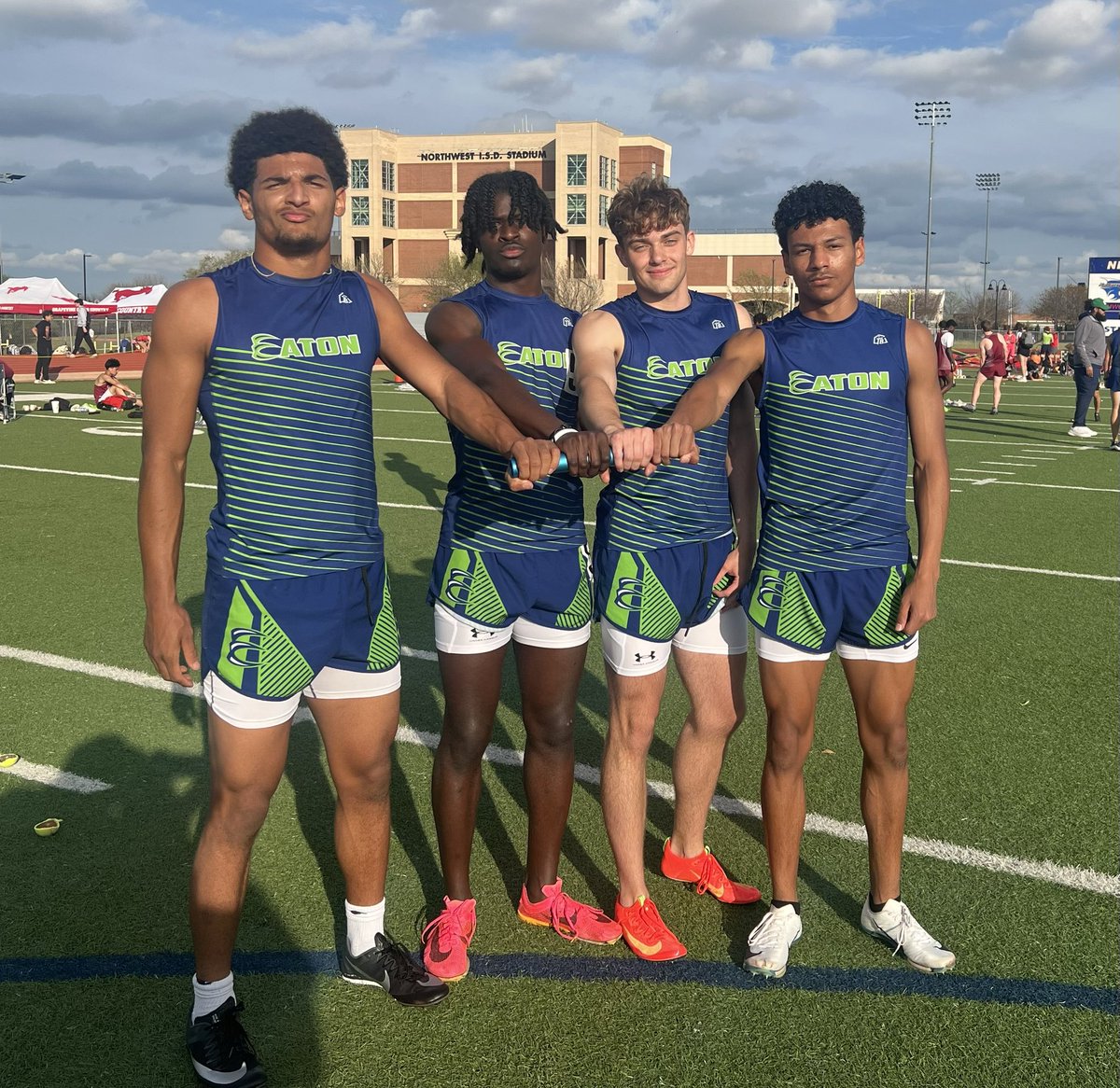 VR Eaton Boys Track and Field (@eatonboyst_f) on Twitter photo New 4x100 record 41.79
<a href="/KarstenRobinson/">Karsten Robinson🏈(kar)</a> <a href="/saigenoelallen/">Saige Noel-Allen</a> Derek E. And Ashton S. <a href="/EatonHighSchool/">Eaton Eagles</a> <a href="/EatonEagleFB/">Eaton Eagle Football</a> New 4x100 record 41.79
<a href="/KarstenRobinson/">Karsten Robinson🏈(kar)</a> <a href="/saigenoelallen/">Saige Noel-Allen</a> Derek E. And Ashton S. <a href="/EatonHighSchool/">Eaton Eagles</a> <a href="/EatonEagleFB/">Eaton Eagle Football</a>