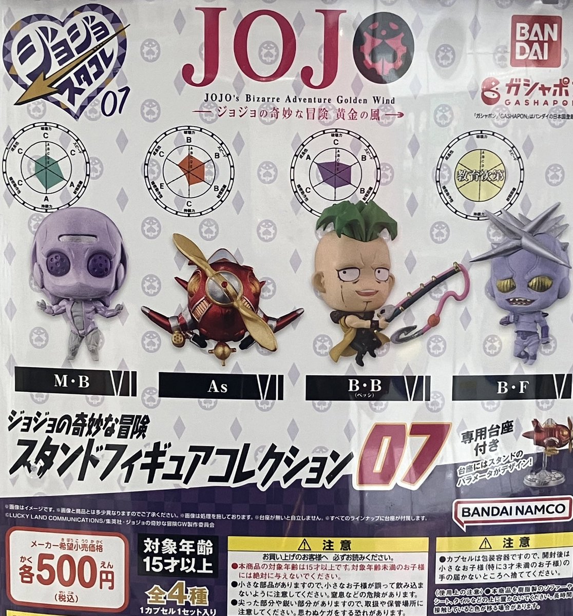 ジョジョの奇妙な冒険 フィギュアコレクションまとめ売り ジョジョの奇妙な冒険 スタンドフィギュアコレクション07