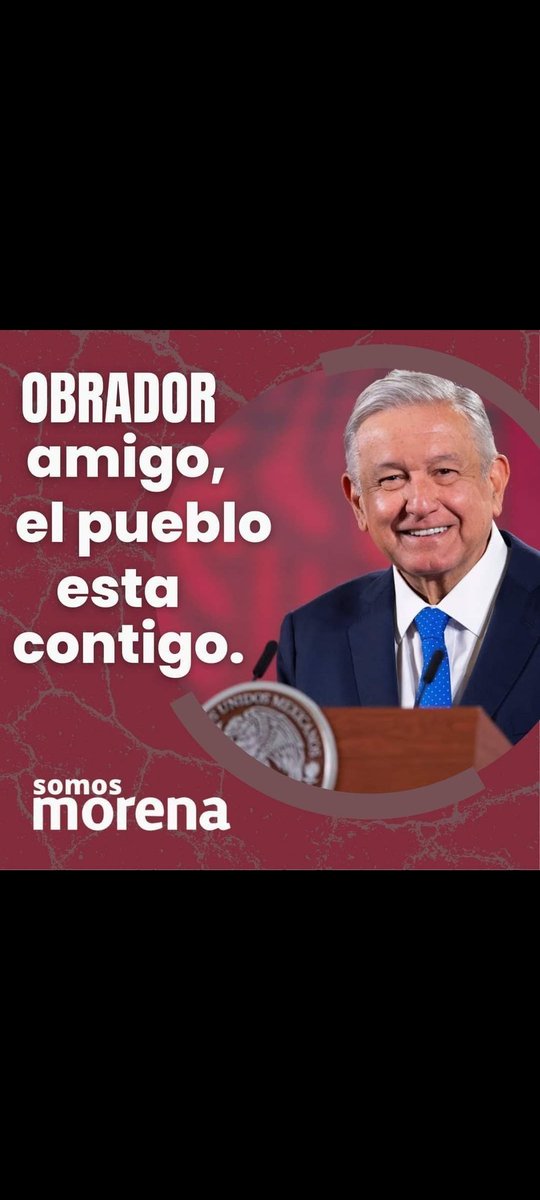 HOY  30  DE MARZO  DE 2025

Si vas a participar aquí, SIGUEME, TE SIGO, pide que te sigan y tú sigue también.

Que nadie que apoye a nuestro PRESIDENTE 🇲🇽 se quede con menos de
5️⃣0️⃣0️⃣0️⃣ SEGUIDORES.     TODOS CON ANDRÉS MANUEL LOPEZ OBRADOR ,APOYANDO A CLAUDIA SHEINBAUM