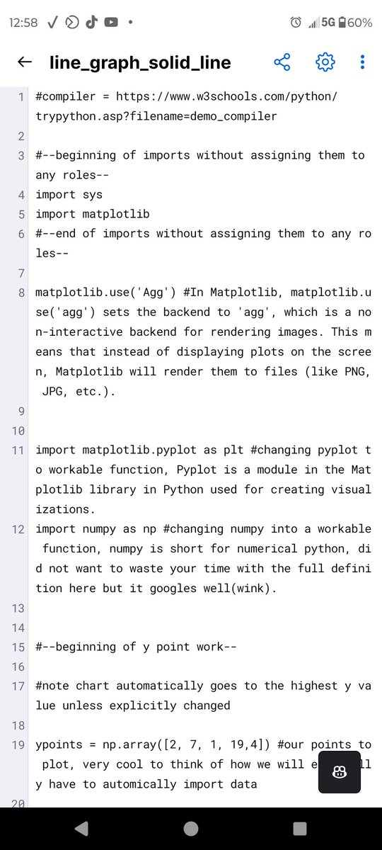 Zero_Greene's tweet image. *Solid line in python done, I would change w3 schools to desktop mode if you're trying to copy and paste on your phone.
w3schools.com/python/trypyth…
#pythonstudents #devryproud