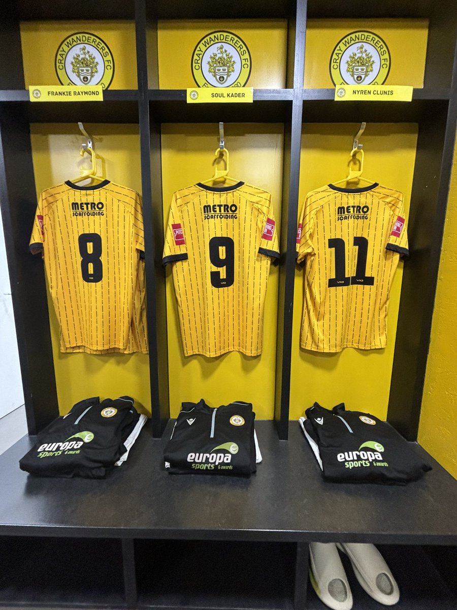 PaddyGray06's tweet image. All set for @OfficialWands game against Dover this afternoon