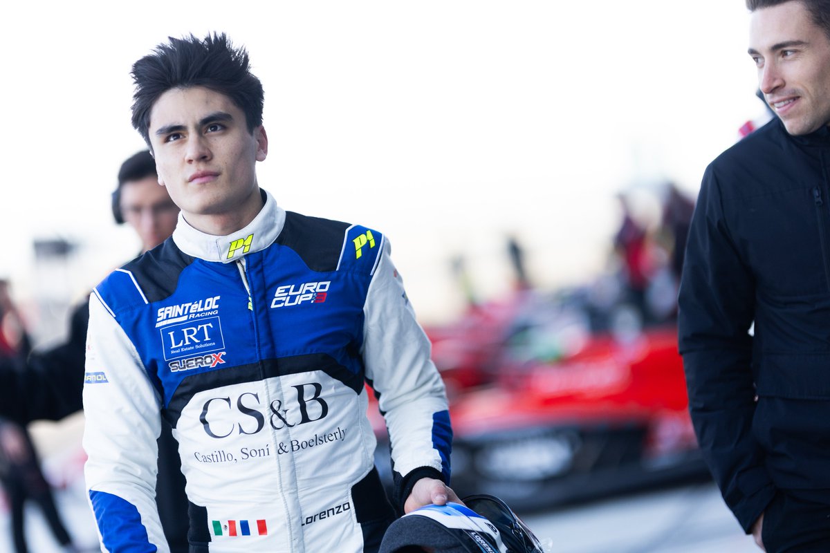 SaintelocRacing's tweet photo. 🏁 Lorenzo Castillo's Eurocup-3 Winter Series: Final push at MotorLand Aragón! Vamo!💪 #Eurocup3
@SaintelocRacing @p1racewear https://t.co/JKSHbQti7i