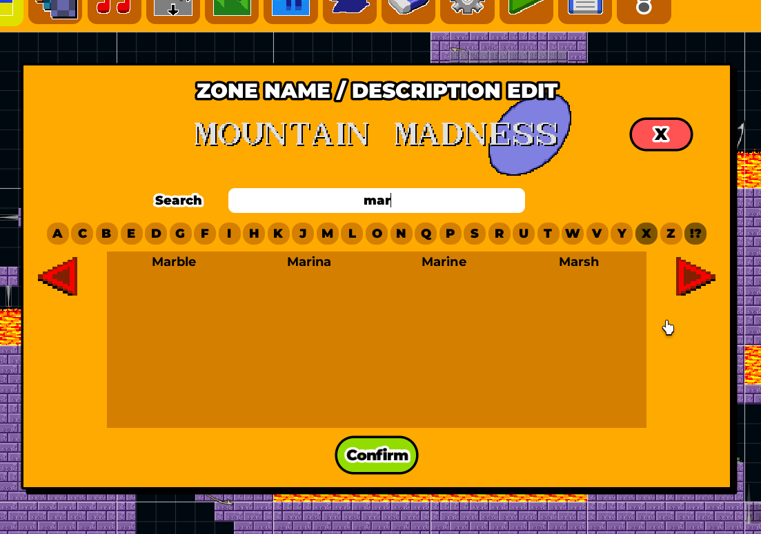 ClassicSonicSim's tweet photo. V13 test server patch #14 is now live!  Added word search feature for title/description editing, Amy Origins portrait for adventure icons, a new background, and a lot more usable words. https://t.co/qZcWxF6m0P