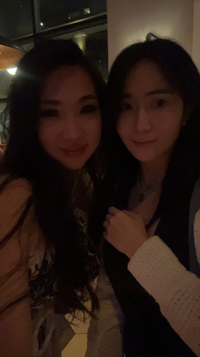 With my korean friend today 🥂