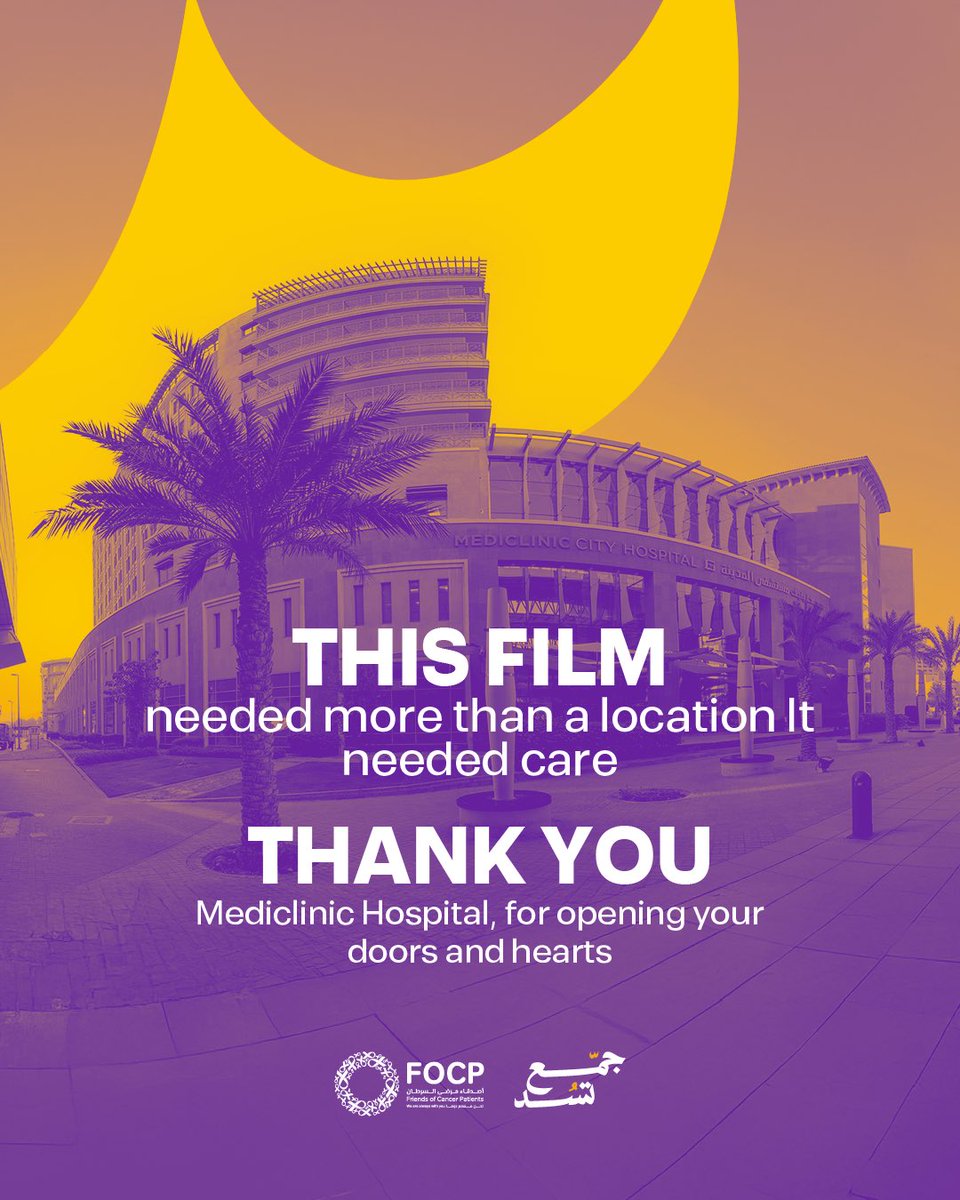 focpuae's tweet image. The film needed light, sound, and action. But it also needed kindness.
Thank you, Mediclinic, for showing up with both.

#focp #ramadan #Zakat #donate #TogethernessConquers