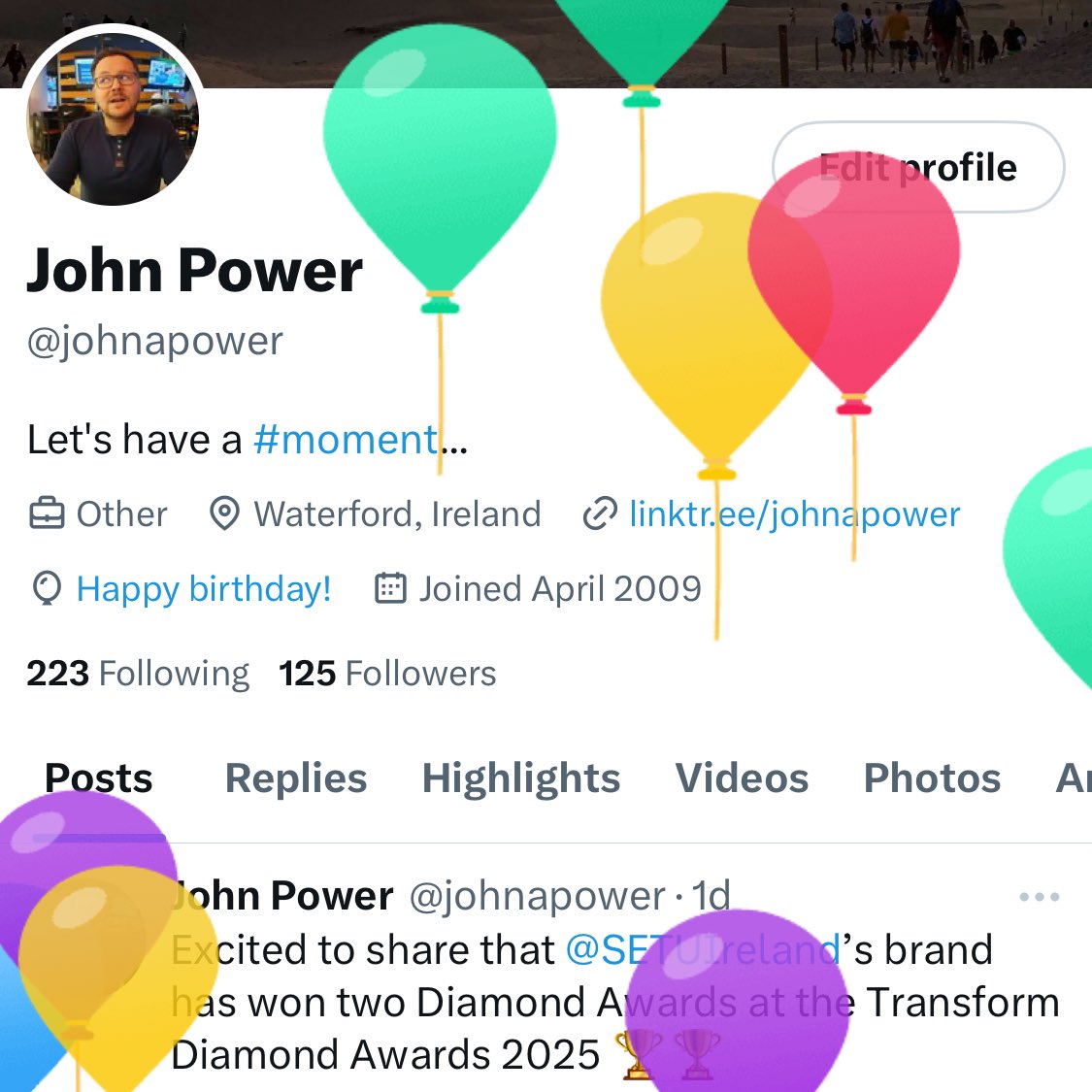 John Power tweet media