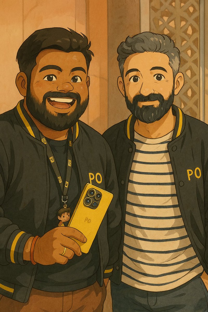 Indranil Chakraborty (@iamnil7) on Twitter photo Ghibli-style ....featuring my favorite <a href="/IndiaPOCO/">POCO India</a> team members....๐
<a href="/Himanshu_POCO/">Himanshu Tandon</a> <a href="/Pathtoremember/">Varun V Nair</a> <a href="/digvj/">Digvijay ๐ฎ๐ณ</a> Ghibli-style ....featuring my favorite <a href="/IndiaPOCO/">POCO India</a> team members....๐
<a href="/Himanshu_POCO/">Himanshu Tandon</a> <a href="/Pathtoremember/">Varun V Nair</a> <a href="/digvj/">Digvijay ๐ฎ๐ณ</a>