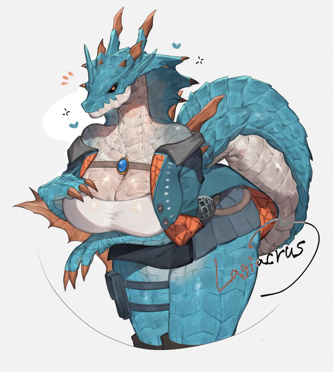 toge77789's tweet photo. Lagiacrus🩵🤍🧡 https://t.co/1ijndYUS20