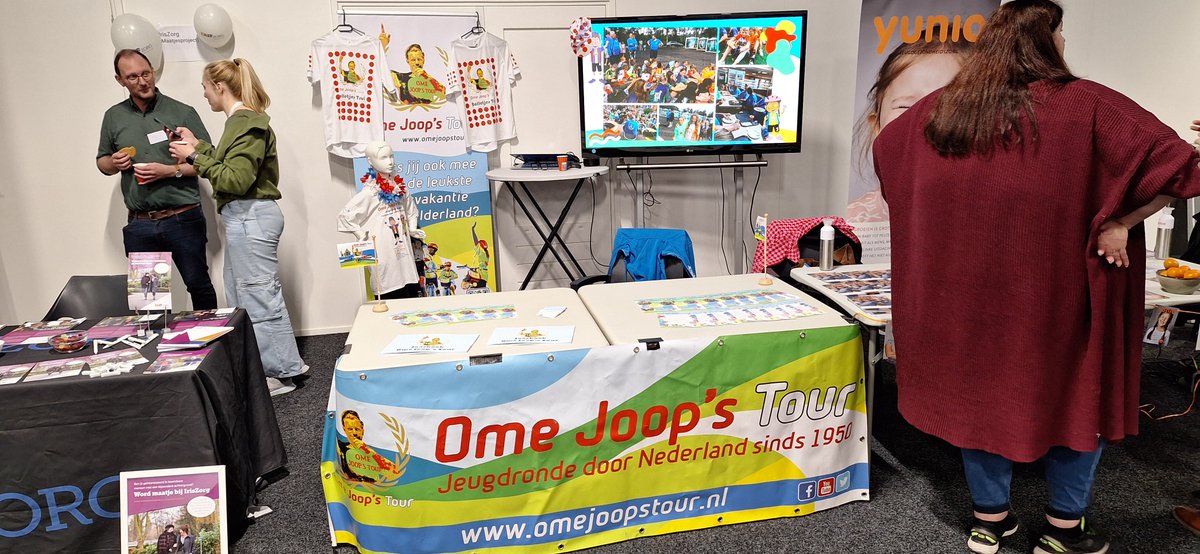 Zaterdag 29 maart staat enkele vrijwilligers van Ome Joop's Tour met een mooie stand op de vrijwilligersmarkt in Didam. Deze zomer overnachten we vier keer bij <a href="/vvDVC26/">DVC'26 Didam</a>.