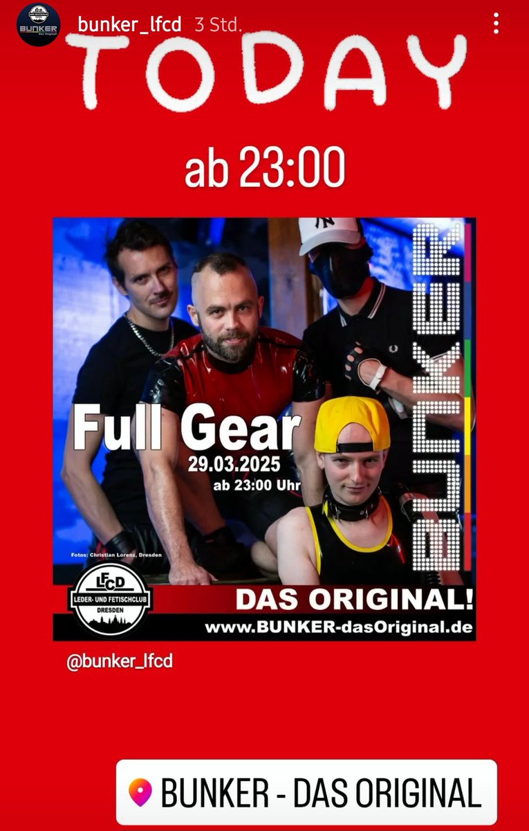 Der Bunker freut sich auf Euren Besuch...

bunker-dasoriginal.de