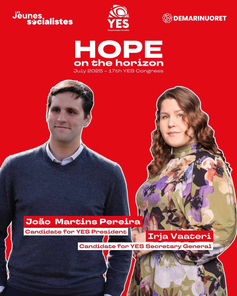 Friends, comrades, the time is now!🌹

📣 <a href="/YESocialists/">Young European Socialists</a> has always been a force for progress, solidarity, and justice. We are living in challenging times, and our community is needed more than ever.