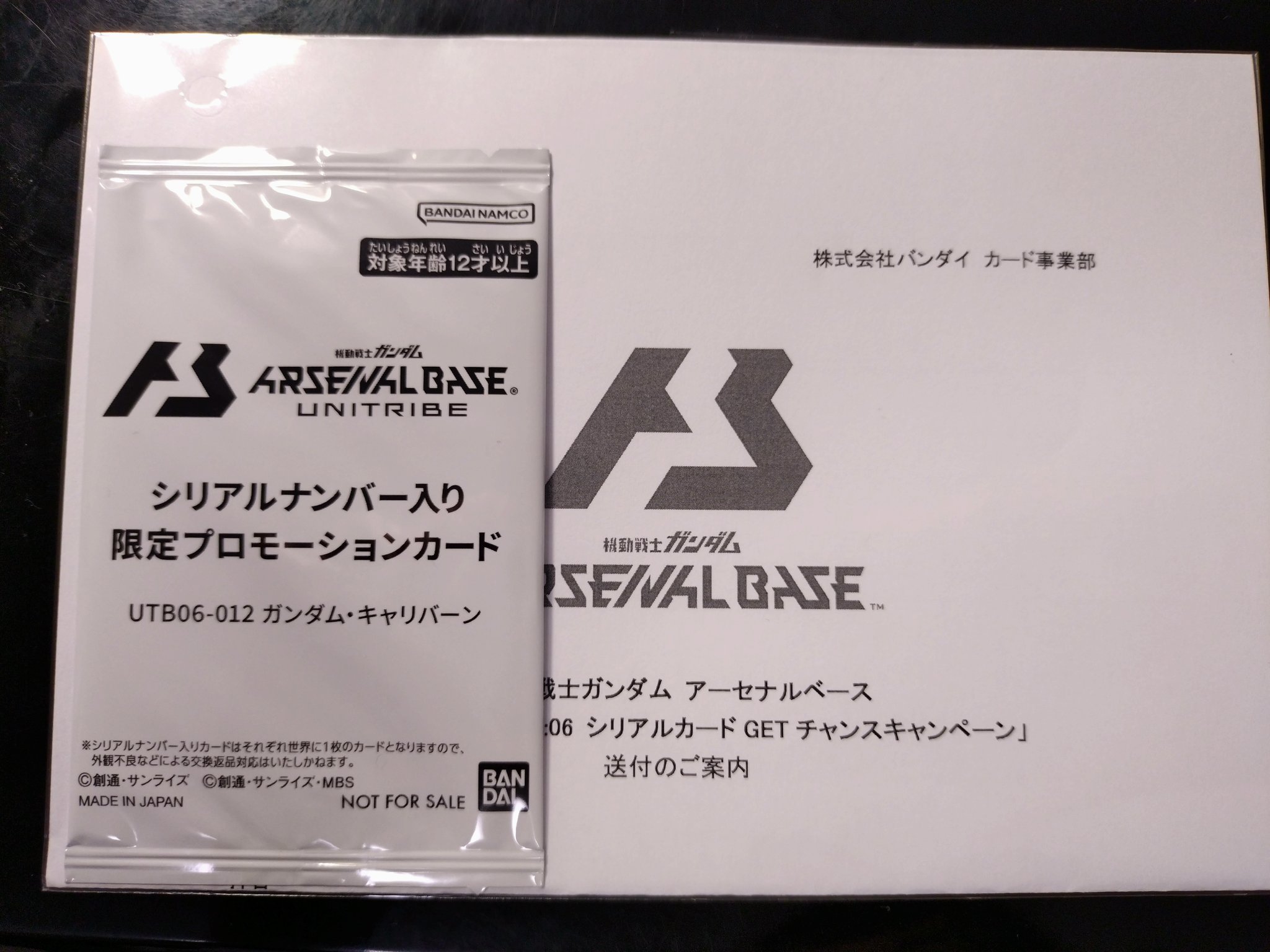 アーセナルベース　キャリバーン　シリアルナンバー　0063 SN ガンダム・キャリバーン（パラレル/シリアルNo.入り） 販売
