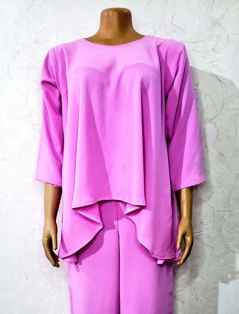 Palazzo two piece...giving you the casual but rich look