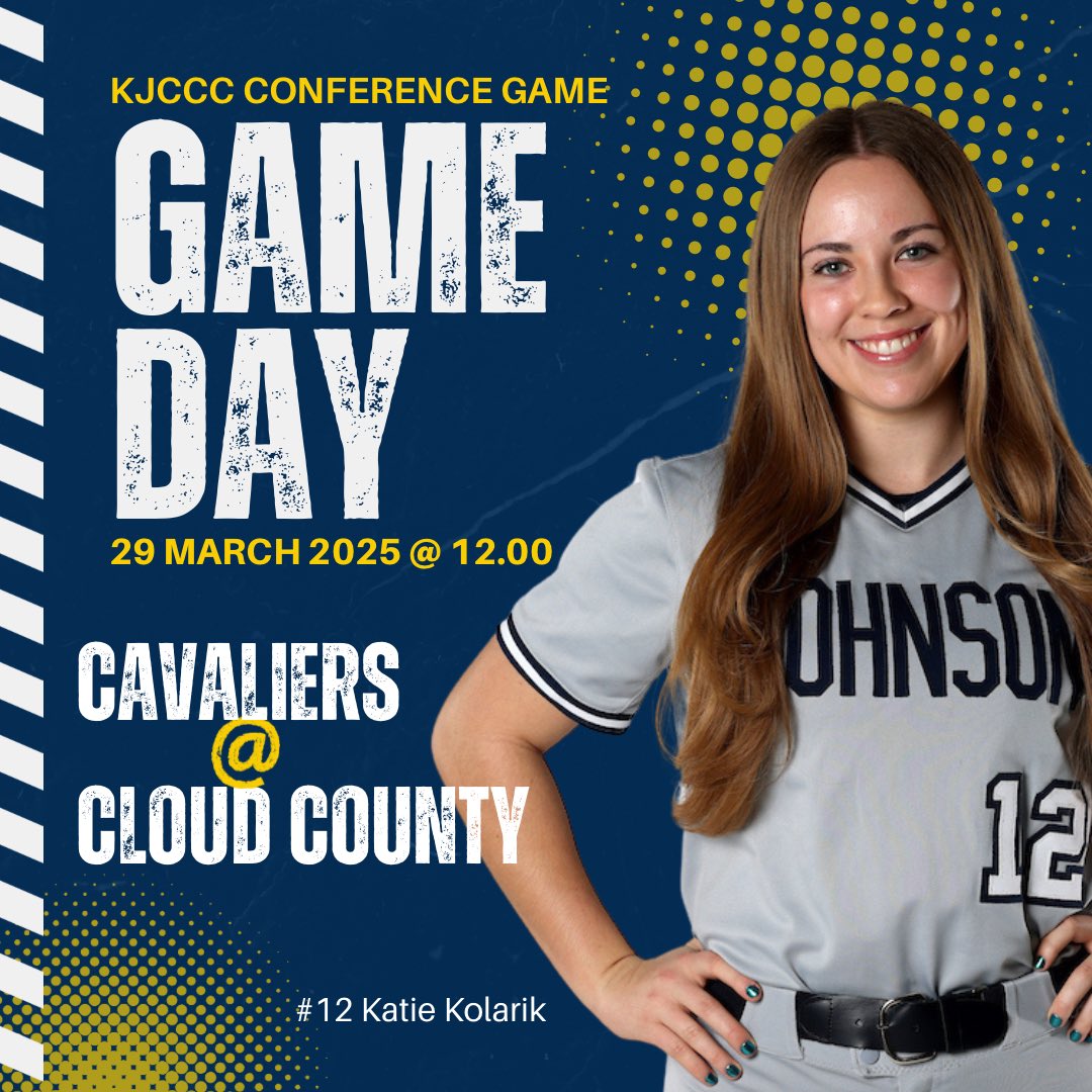 Cavaliers hit the road to Concordia for a KJCCC Match-Up. First pitch vs Cloud is at 12:00.