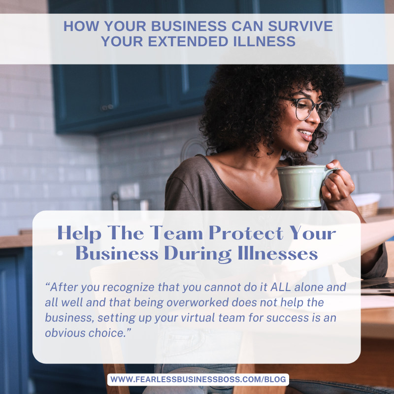 fearlessbizboss's tweet image. How your business can survive your extended illness
Start by outsourcing and delegating tasks you do not like doing and tasks you do not perform well.
bit.ly/4hPBQ6s
#delegate #virtualteam #chronichealthconditions
