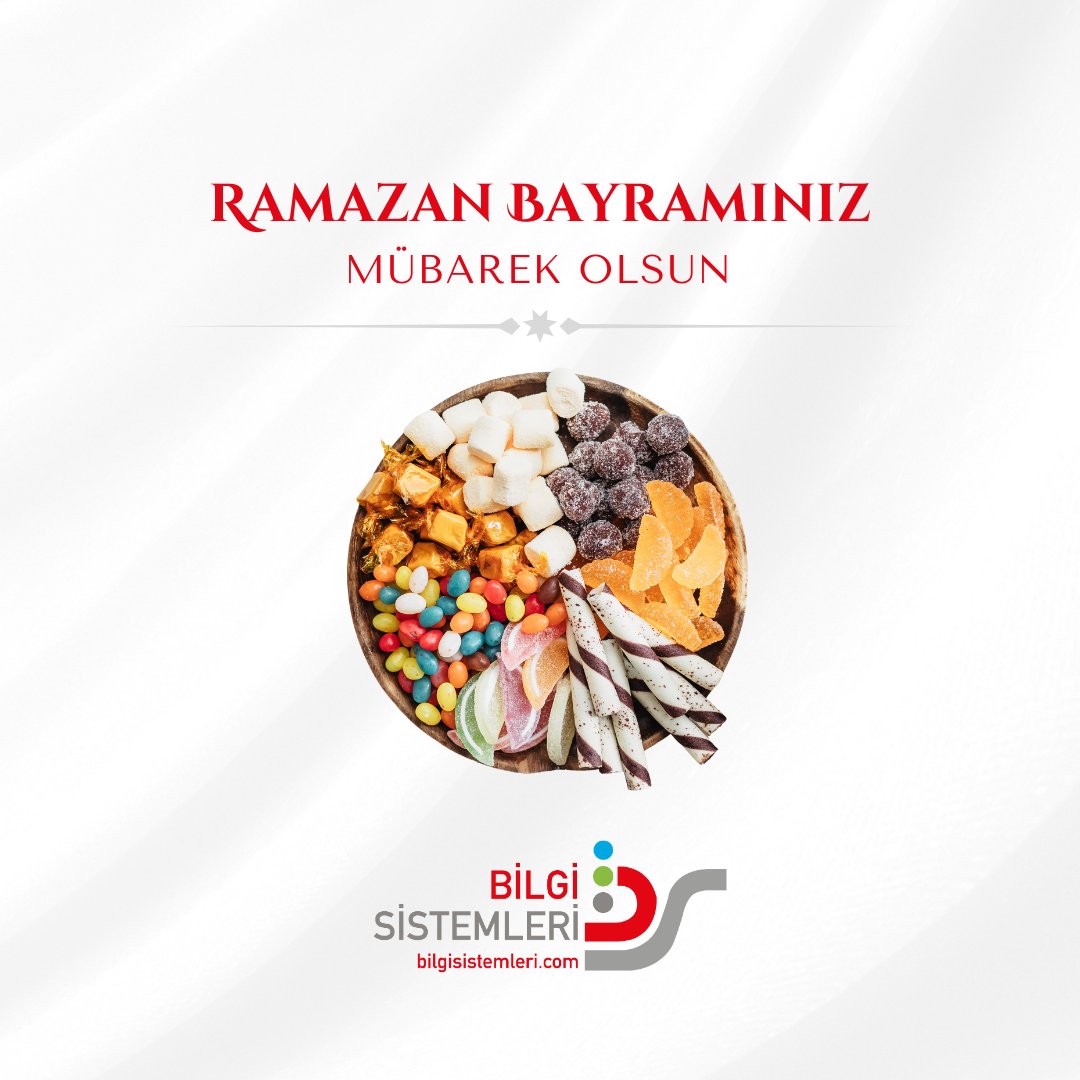 ✨ Ramazan Bayramınız Mübarek Olsun! ✨

Bu mübarek bayramda sevdiklerinizle birlikte sağlık, huzur ve mutluluk dolu günler geçirmenizi dileriz.

Bilgi Sistemleri ailesi olarak, Ramazan Bayramı’nın tüm insanlığa barış ve bereket getirmesini temenni ederiz.