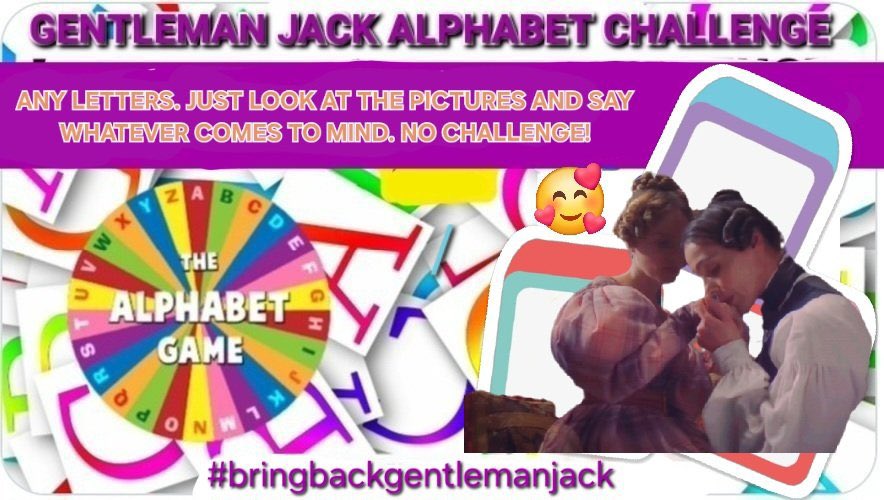 Gentleman Jack alphabet challenge! #BringBackGentlemanJack <a href="/BBC/">BBC</a> <a href="/LookoutPointTV/">Lookout Point TV</a>