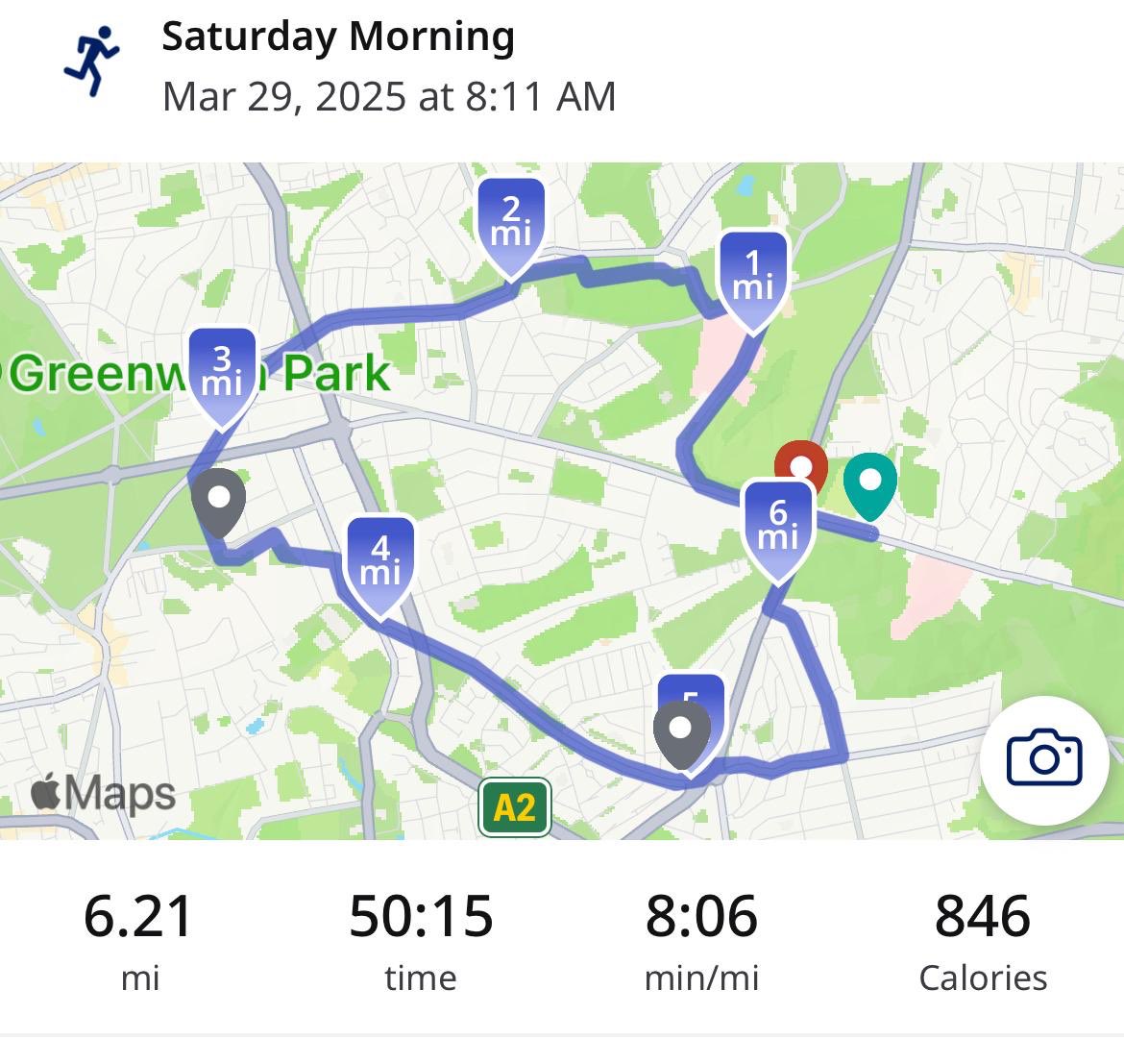 Decent 10k run this morning 🏃