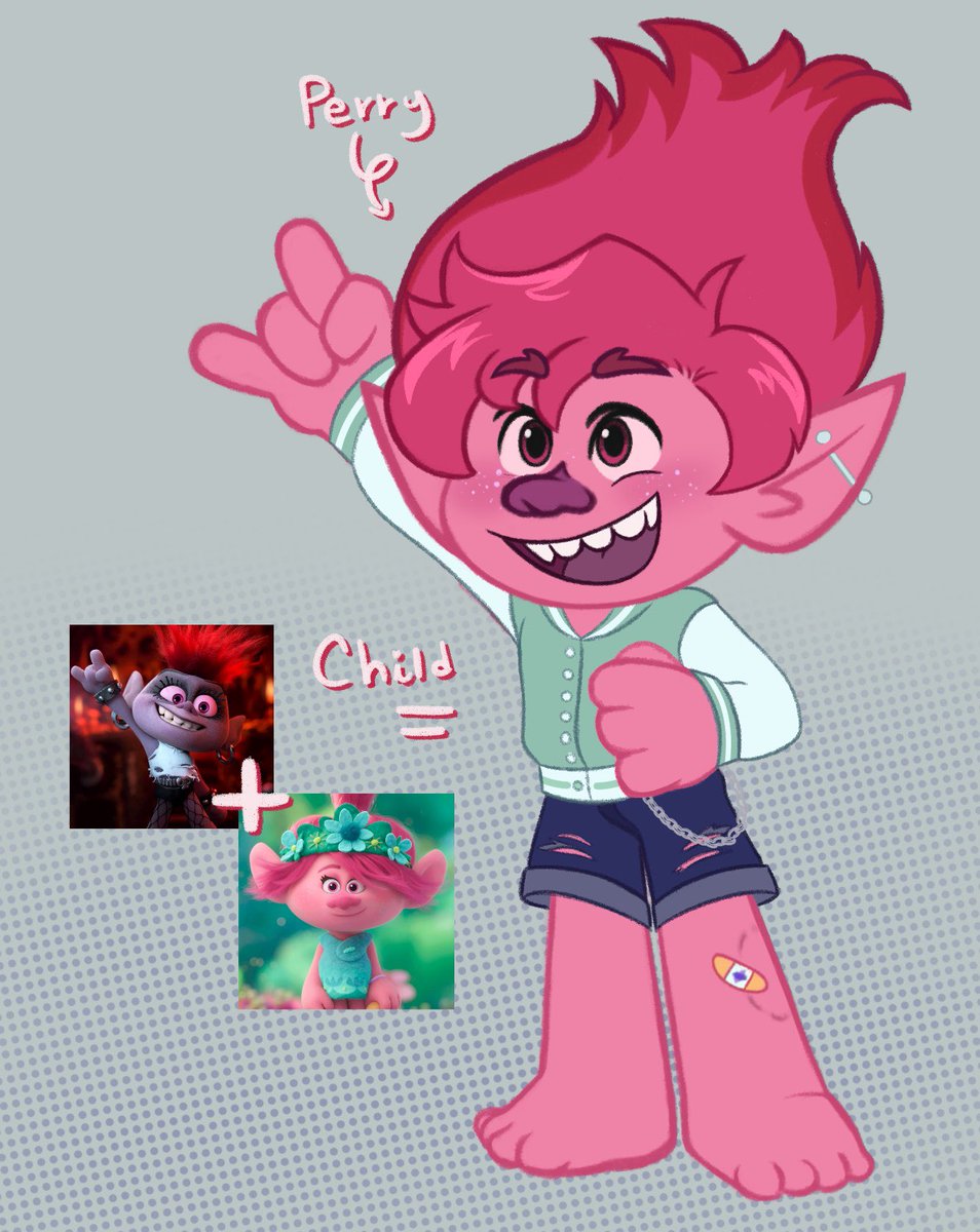 TeDeXhai's tweet photo. Nunca subí los ourfits de Perry y Wren por separado, en su tabla de presentación no se alcanzan a ver mucho 😭 (1/2)

#Trolls #Parb https://t.co/WlbCMSC5zJ