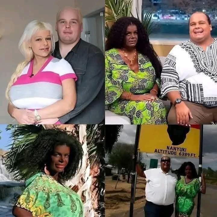 AfricanVoices24's tweet photo. German couple sparks debate after using Melanotan injections to darken their skin, planning to relocate to Africa &amp; undergo more cosmetic procedures to look "African".

Cultural appropriation or genuine connection? Share your thoughts! https://t.co/0oslvPZcNE