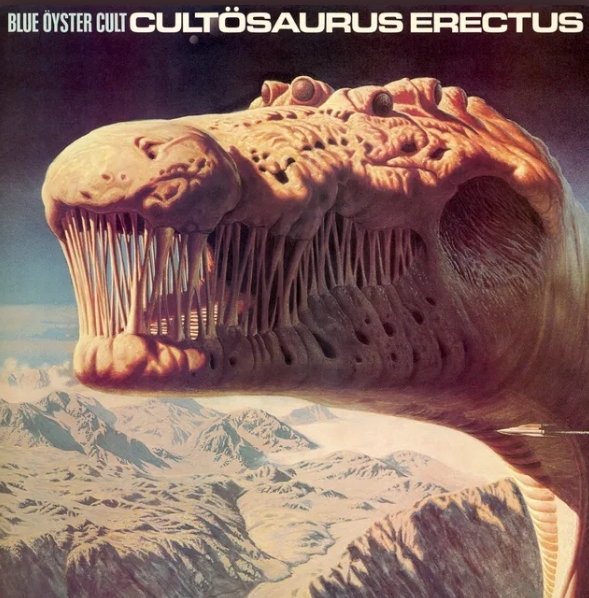 sin0bon's tweet photo. With how scary AI is getting, I've heard people say that AI "creates" images that humans couldn't think of. So here are some REAL album covers made by REAL humans for bands that create REAL art. 

(ty @RawestAlbums for easy finds) https://t.co/gB5d7K0Rmm