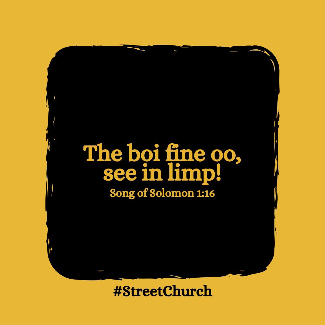 streetchurchh's tweet photo. When last you don look your man give am better compliment? Men also won make their woman tell dem say they look good. Say something nice about his haircut, eyes, six packs or round pack and you go see say in head go dey swell.

If you never get man, tell your brother. No go dey compliment another person man 🫣