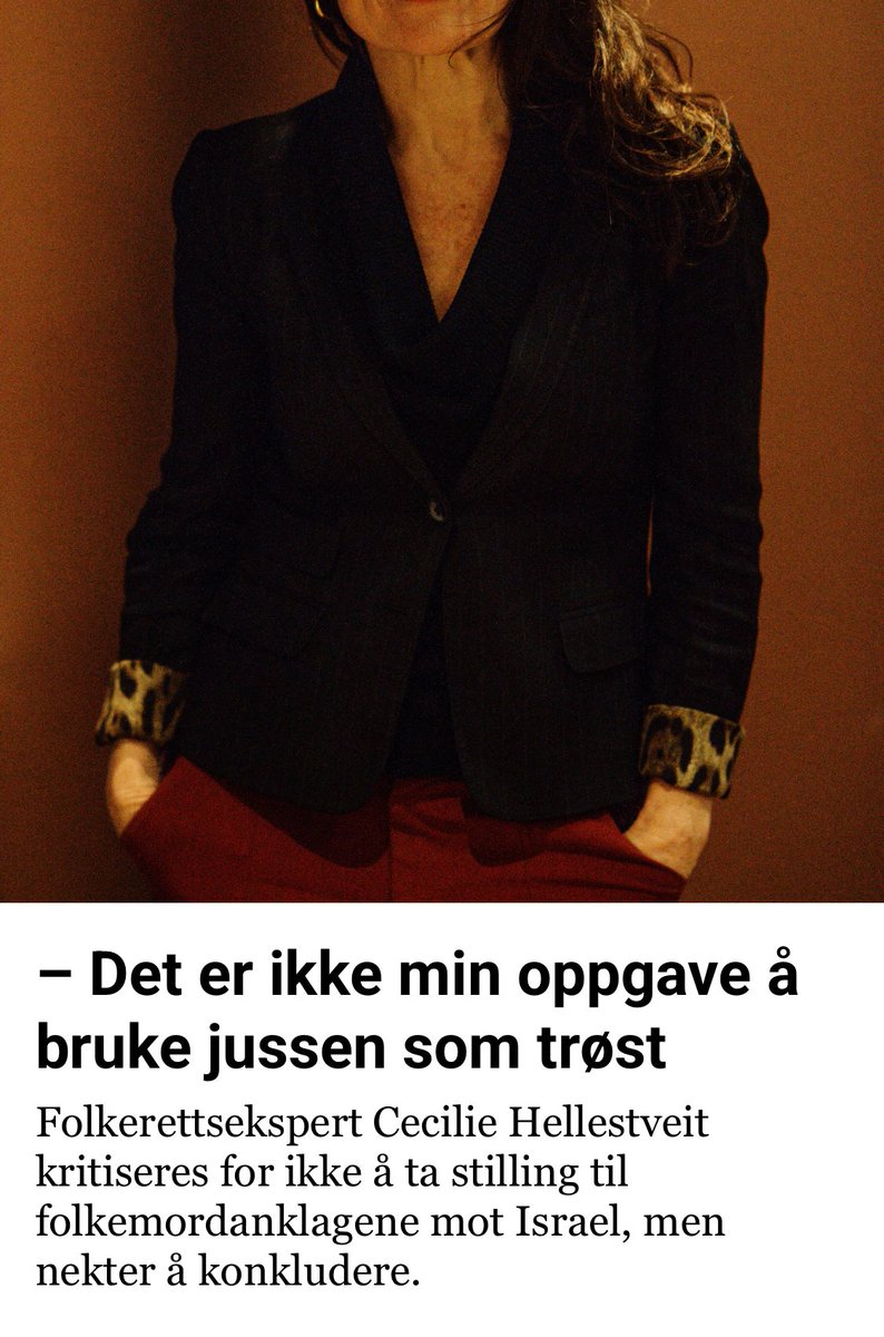 All den tid jus er et fortolkningsfag burde Hellestveit i det minste ha skjønt at all denne skråsikkerheten får henne til å fremstå som en sjarlatan.