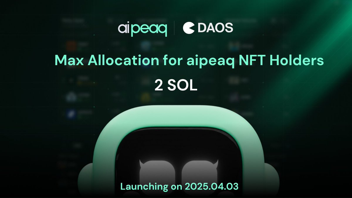 Show us your aipeaq DAO NFT and don’t forget to claim the NFT Holder role in our Discord!