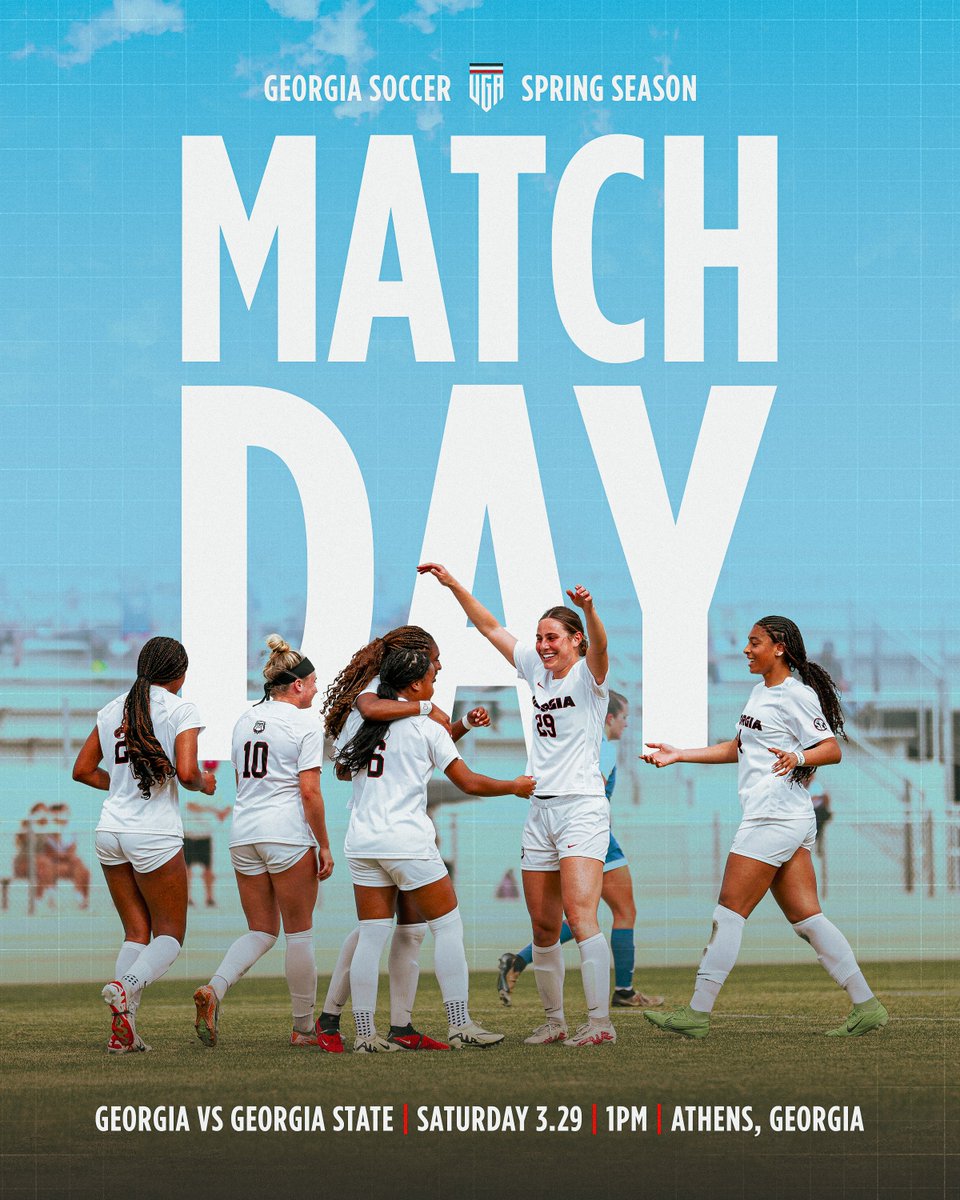 Georgia Soccer (@ugasoccer) on Twitter photo Back at Home ⚽️🏠
🆚 <a href="/GSU_Soccer/">GSU Women's Soccer</a>
🕐 1 p.m. EDT
📍 Turner Soccer Complex
🆓 Admission
#GoDawgs 🐾 Back at Home ⚽️🏠
🆚 <a href="/GSU_Soccer/">GSU Women's Soccer</a>
🕐 1 p.m. EDT
📍 Turner Soccer Complex
🆓 Admission
#GoDawgs 🐾