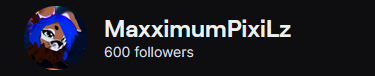PixilizedGamer's tweet photo. For how little I stream on twitch I feel like this doesn't make sense😭ty goofs https://t.co/nAjRl5xRav