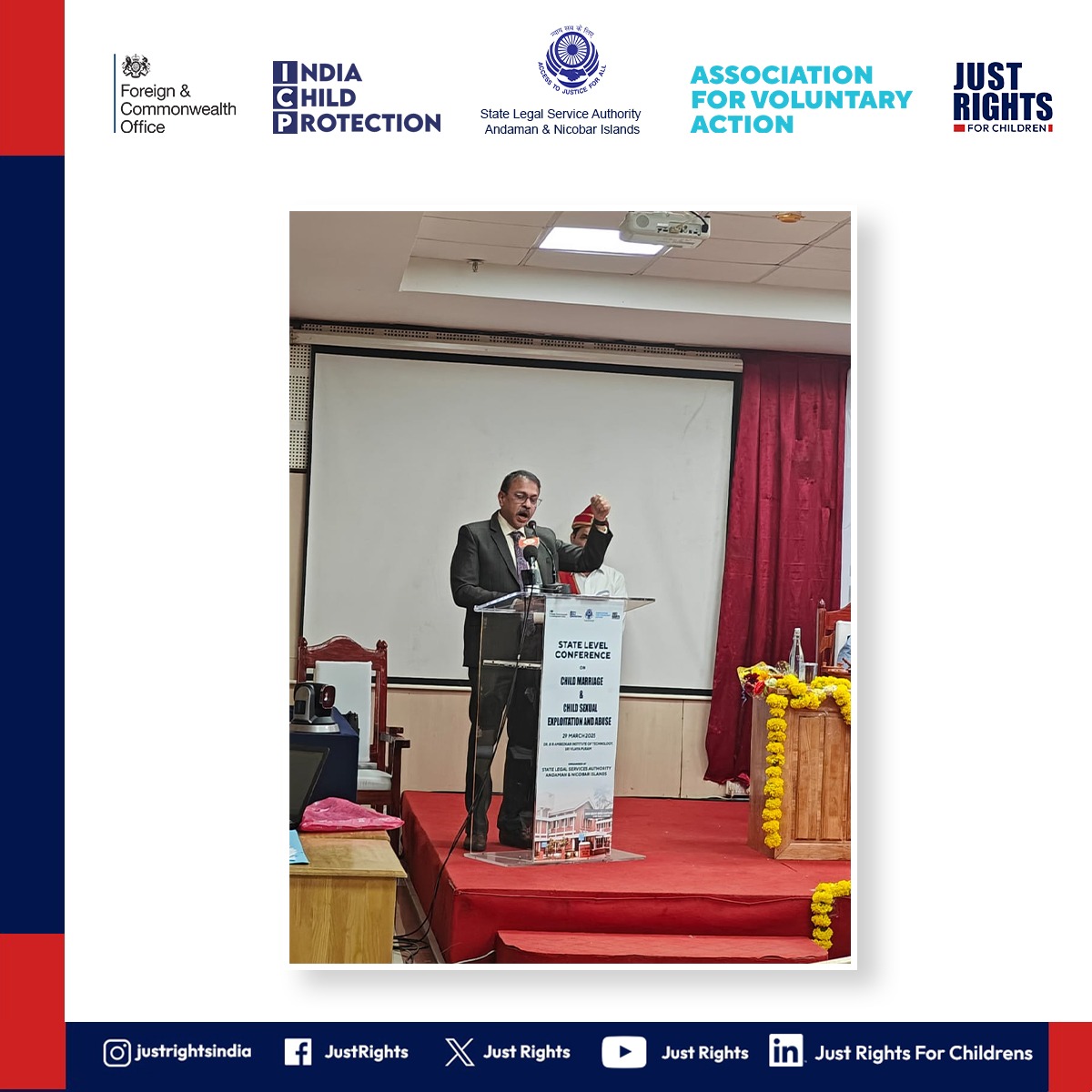Justice Sabyasachi Bhattacharyya, Judge, High Court of Calcutta, and Executive Chairman of A&amp;N SLSA, said that besides strengthening the legal system, we need to raise social awareness about legal rights, whom to approach, and the available legal remedies. This information needs