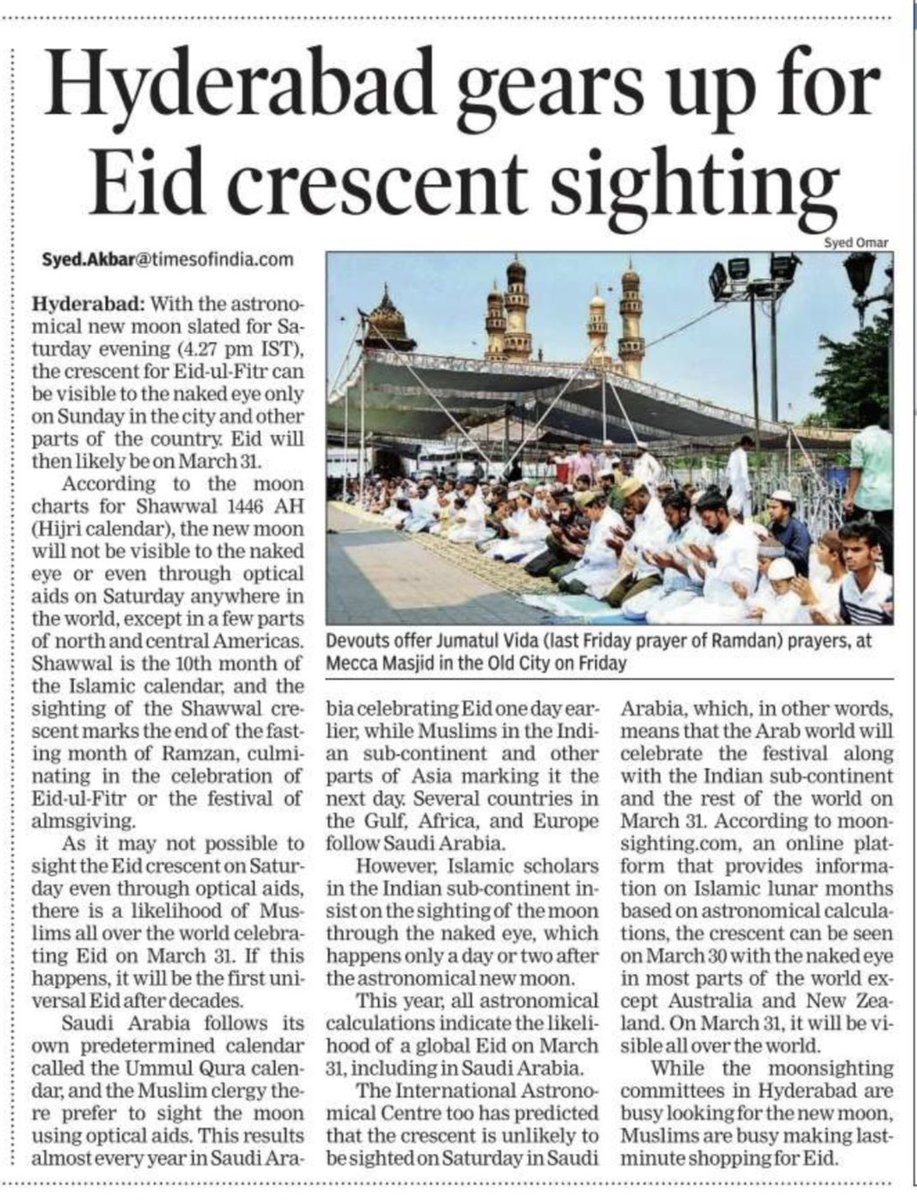 SyedToi's tweet photo. A Muslim devotee offering Jamiat-ul-Wida prayers on the last Friday of the holy month of Ramadan at the historic Mecca Masjid in the Old City of Hyderabad https://t.co/Yha5mIh2U4