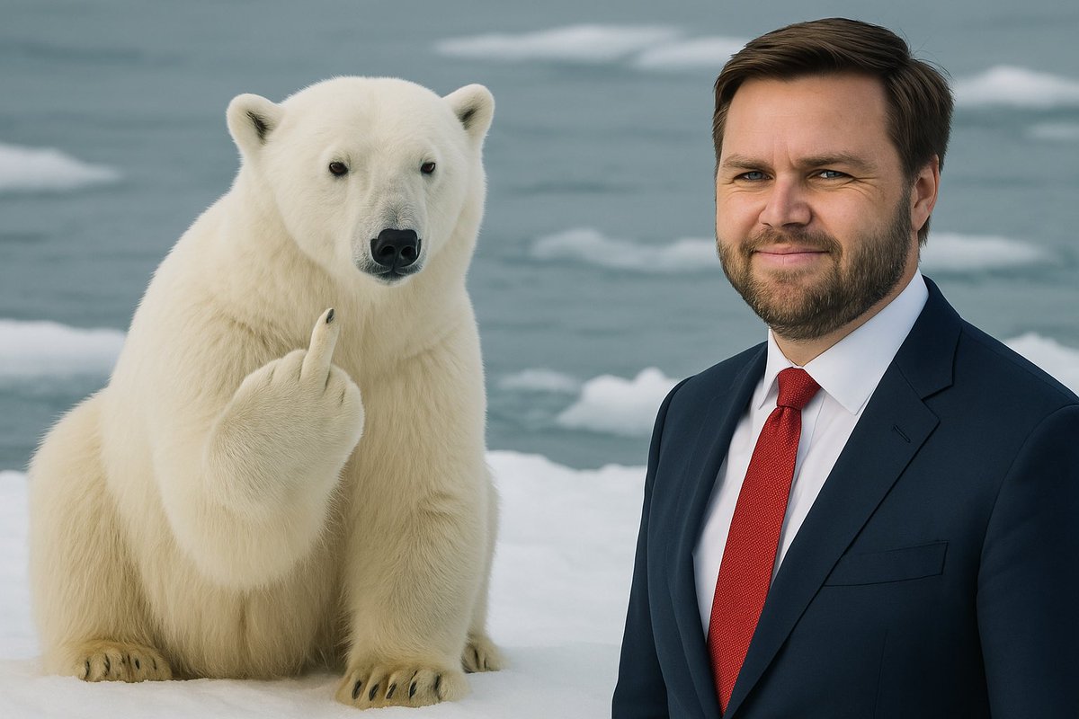 Accueil chaleureux de <a href="/JDVance/">JD Vance</a> sur la banquise 🇬🇱
