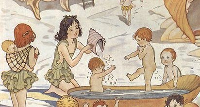 dreamyyarchive's tweet photo. vintage pearl pinkie and sea greenie book illustrations by pixie o'harris (1935) 🐚 https://t.co/glwSAbskIH